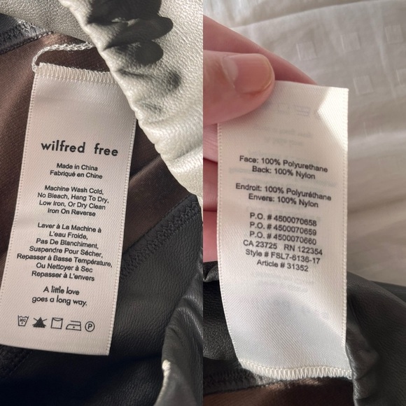 Aritzia Wilfred High-rise Skinny Long Vegan Daria Leggings XS - Picture 14 of 14